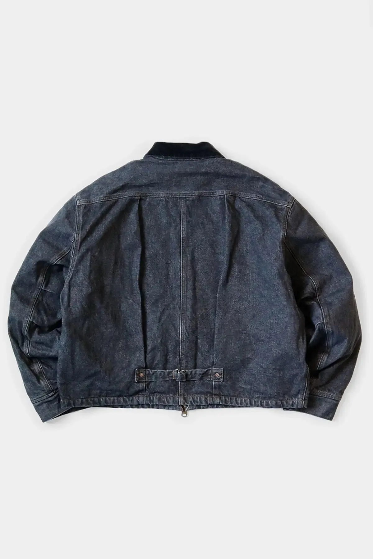 14oz BLKxECR Denim T-Back Drizzler JKT(WORKING Embroidery)