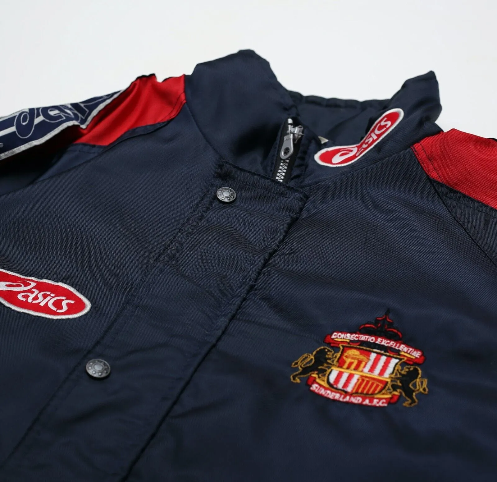 1997/98 SUNDERLAND Vintage Asics Padded Bench Jacket Coat (L)