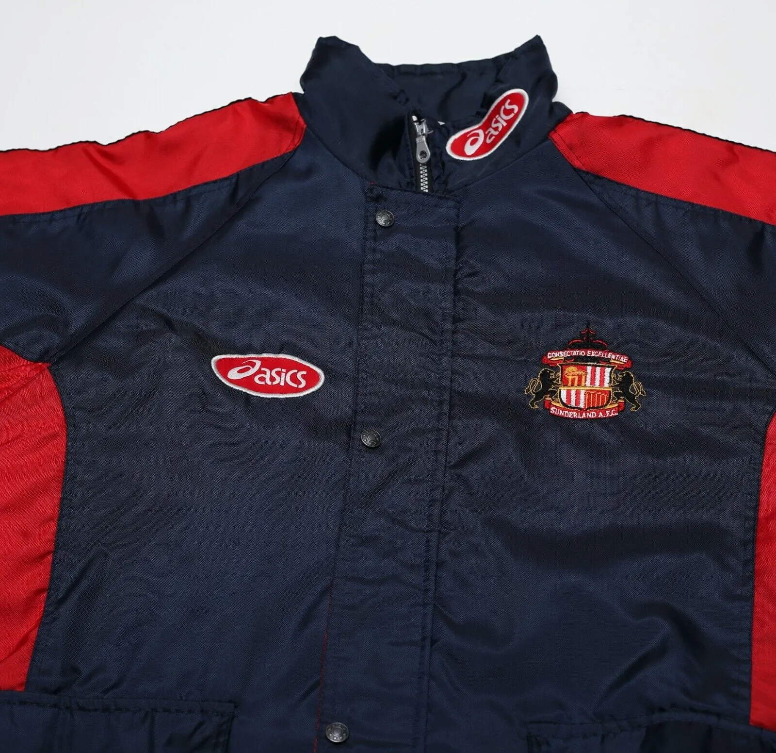 1997/98 SUNDERLAND Vintage Asics Padded Bench Jacket Coat (L)