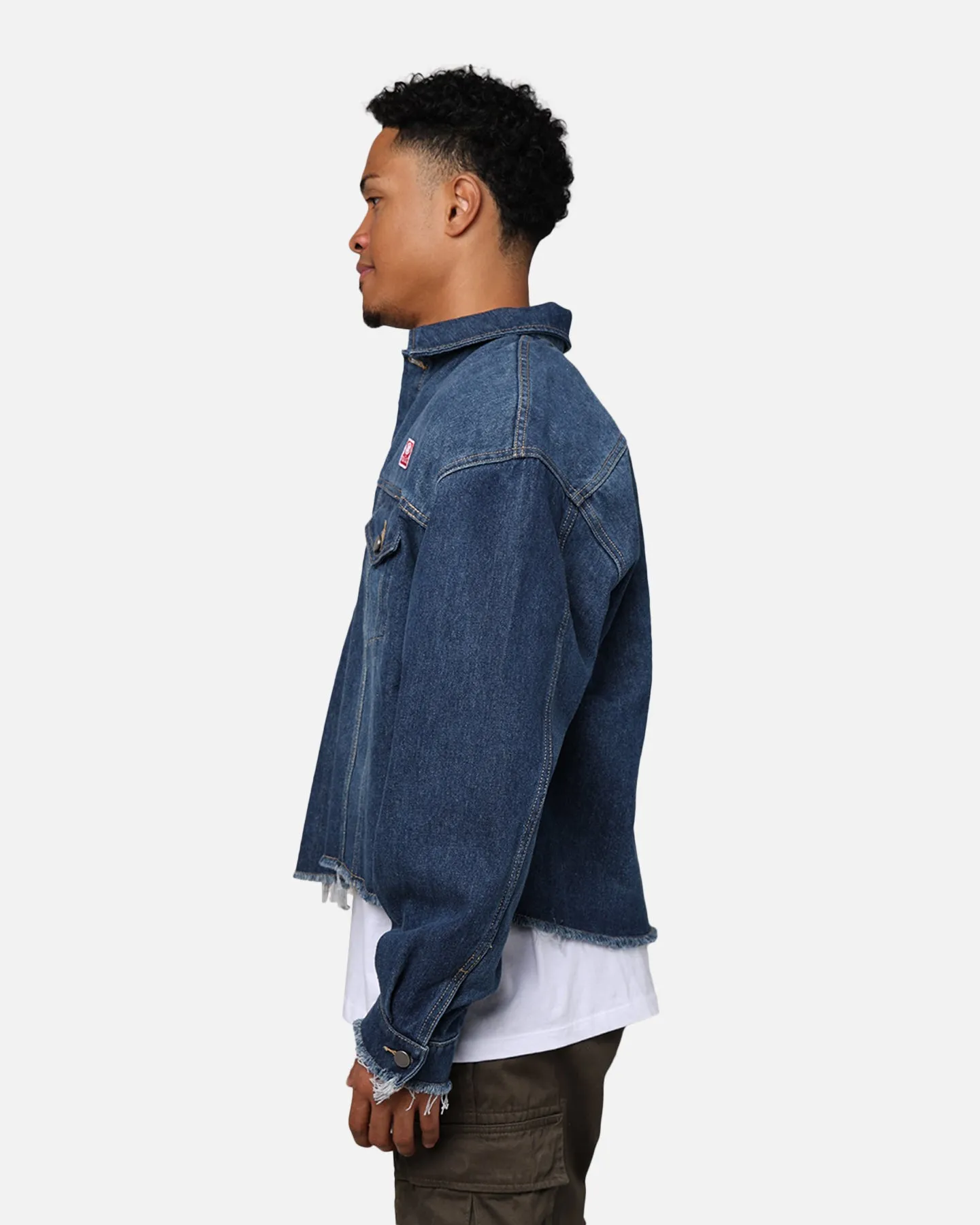 404 Cropped Denim Jacket Indigo