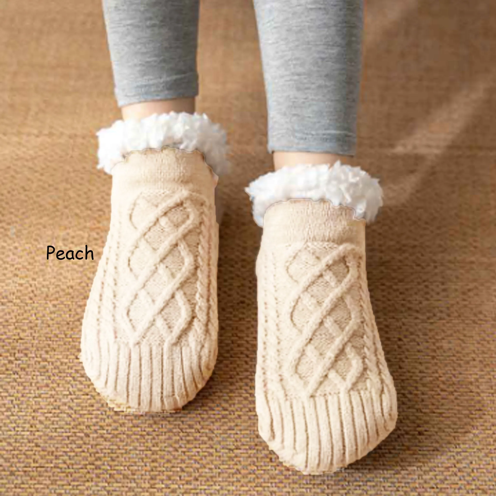 Ankle Casual Thick Thermal Socks | Ankle Sherpa Lined Sock