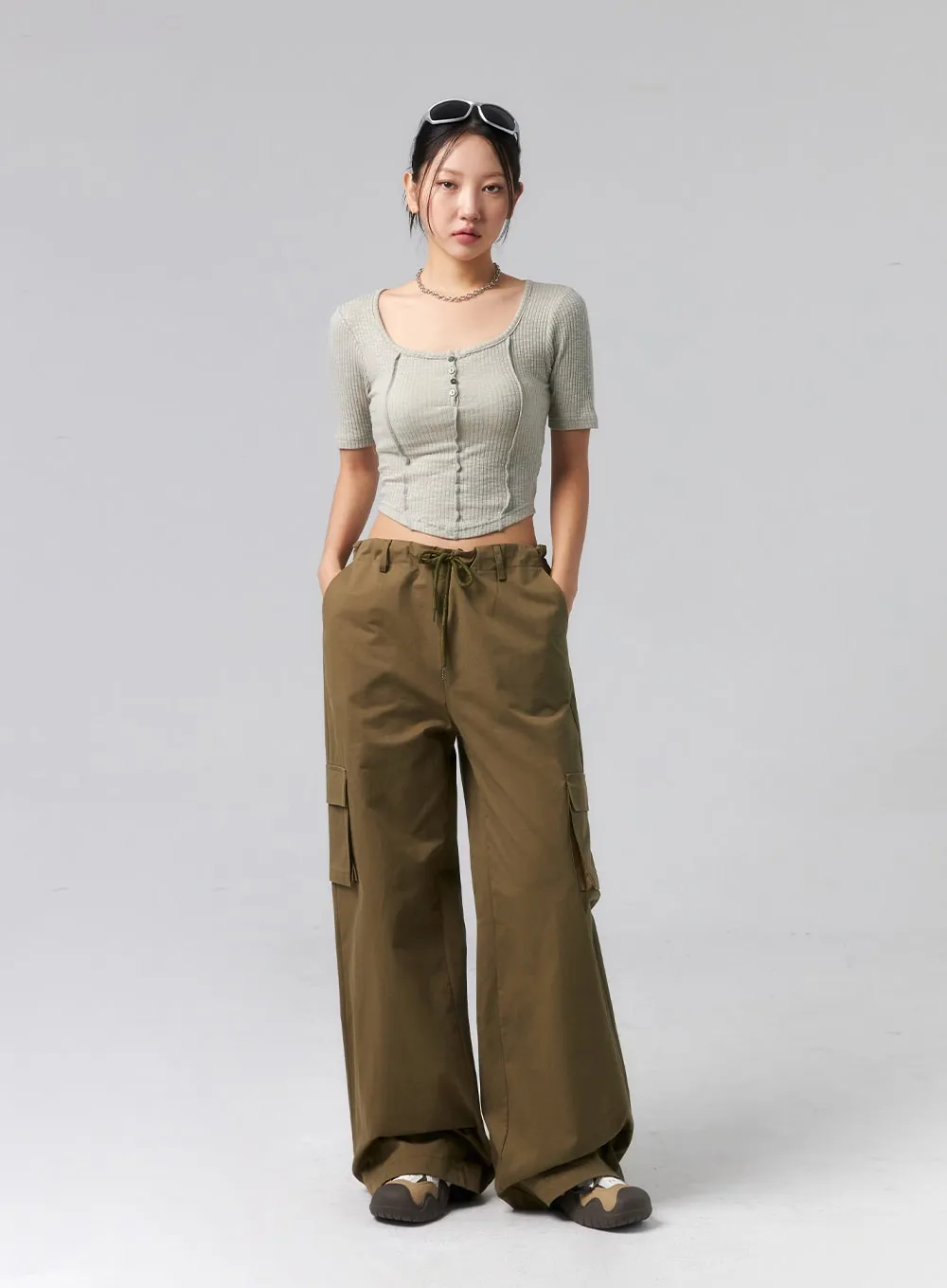 Baggy Cargo Pants CL319