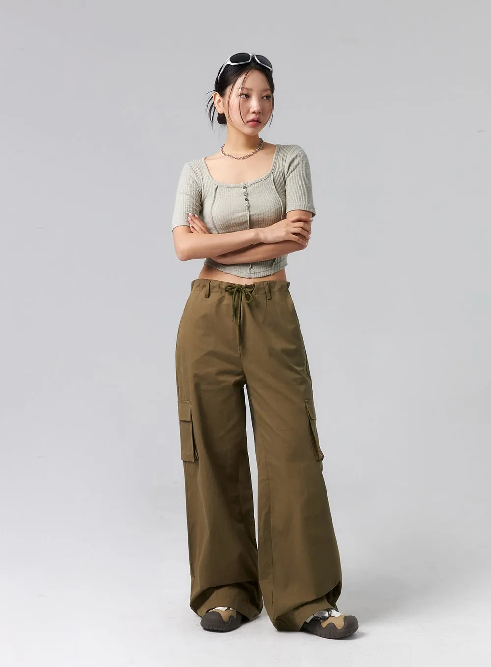 Baggy Cargo Pants CL319