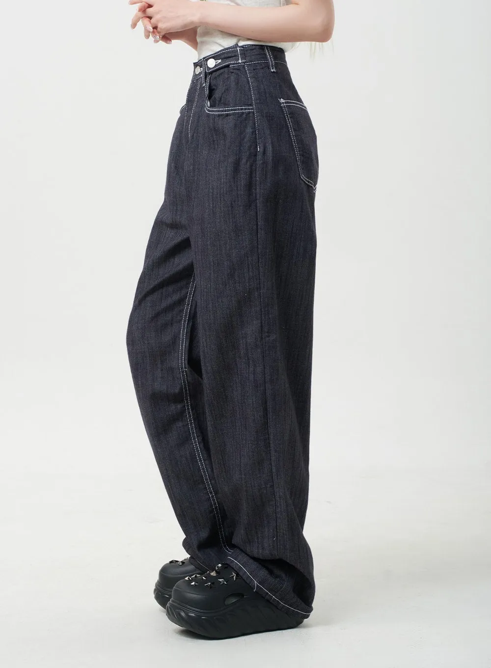 Baggy Cotton Pants BY330