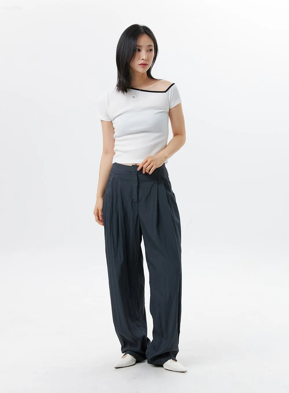 Baggy Tailored Pants OL327