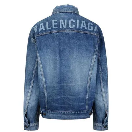 Balenciaga Denim Jacket Blue