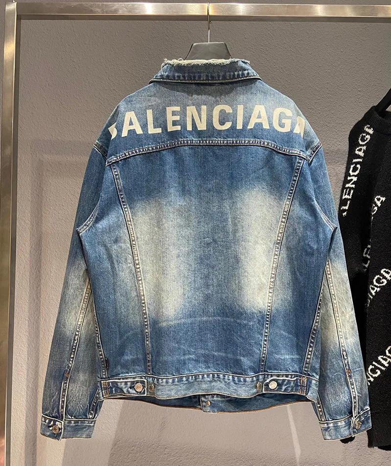 Balenciaga Denim Jacket Blue