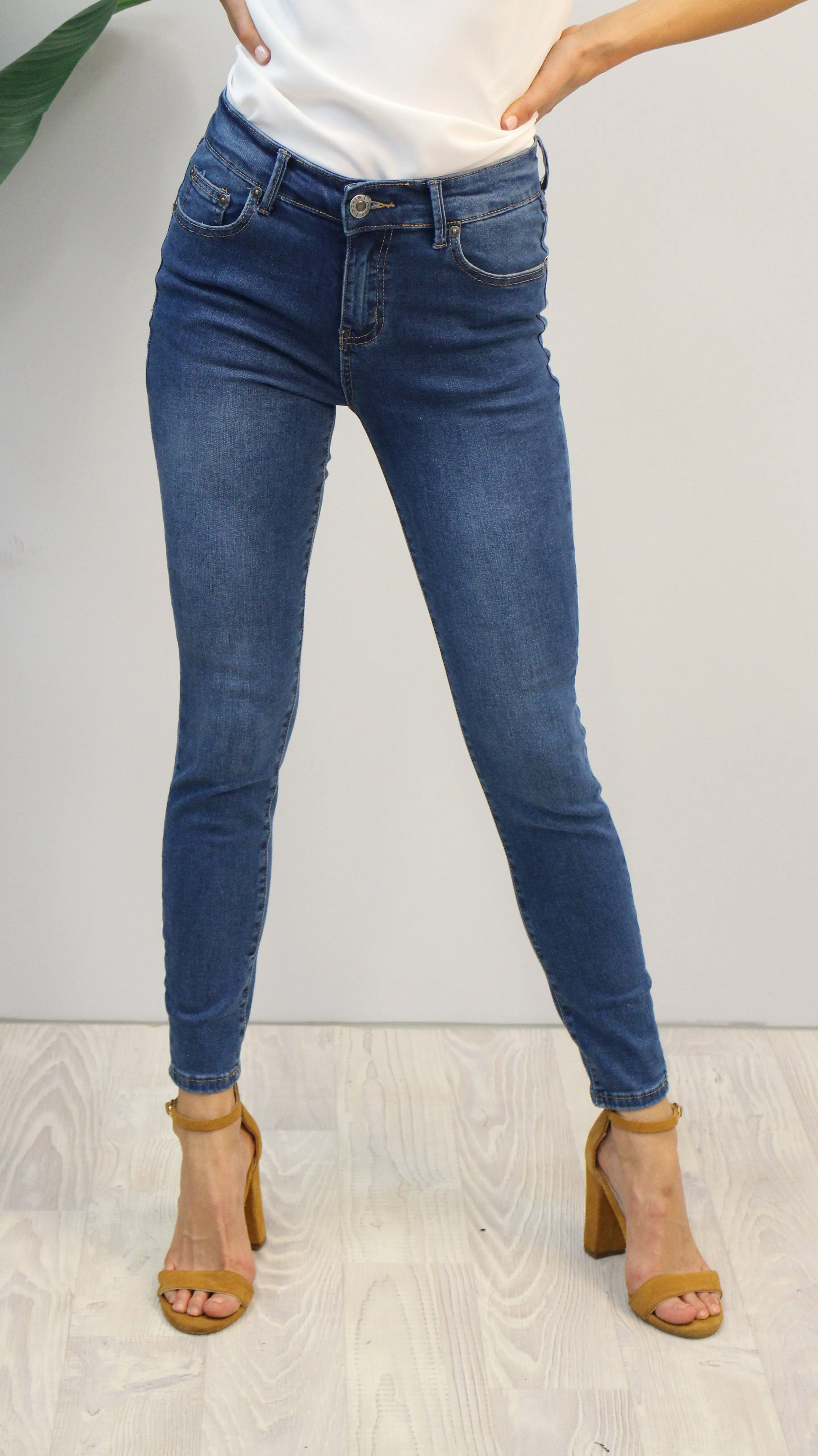 Basic Blue Denim Skinny Jean