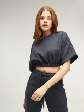 Berlin Grey Lounge Crop Top