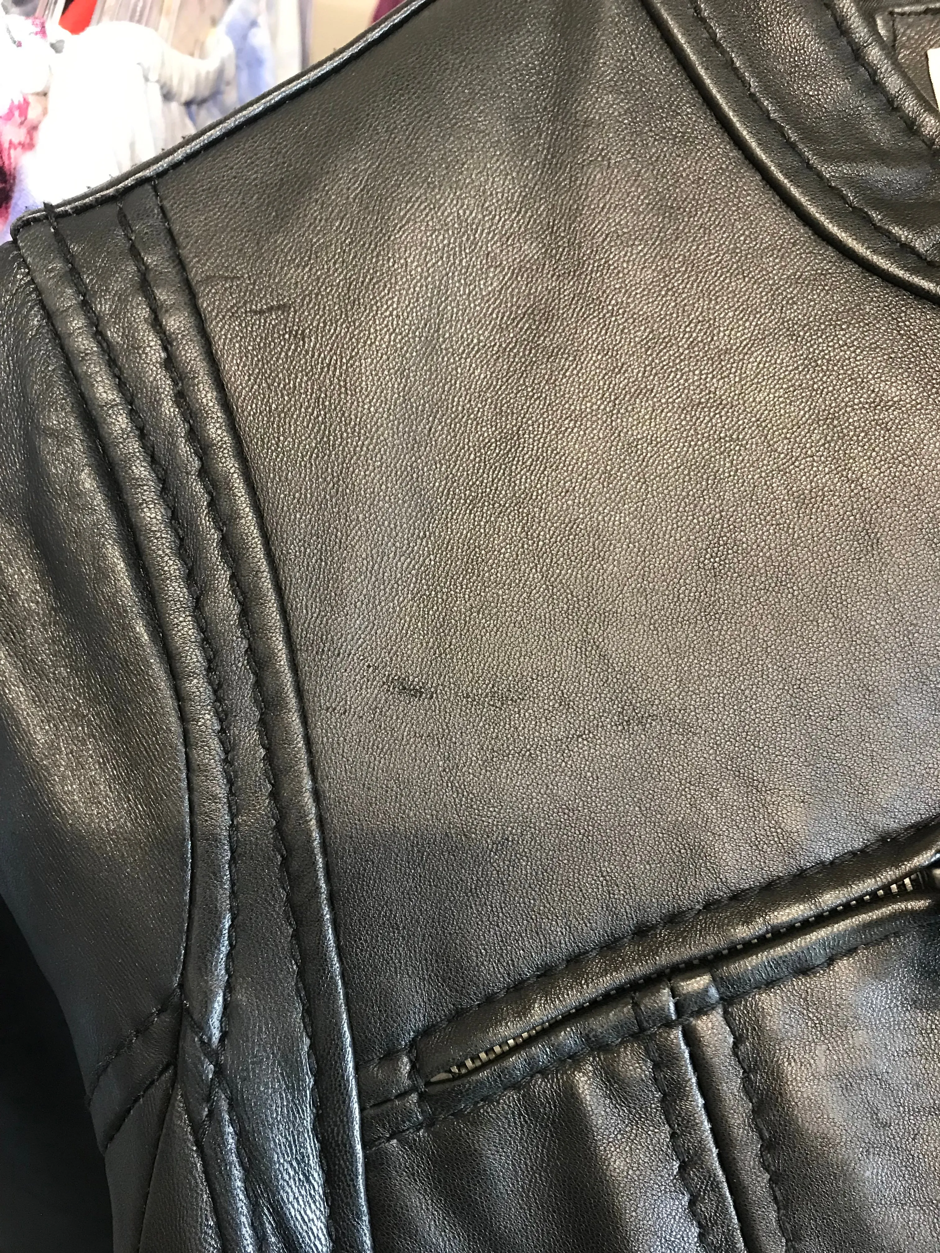 Black Jacket Leather By Michael By Michael Kors, Size: Xs