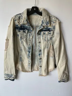 Blue Denim Jacket Denim Clothes Mentor, Size S