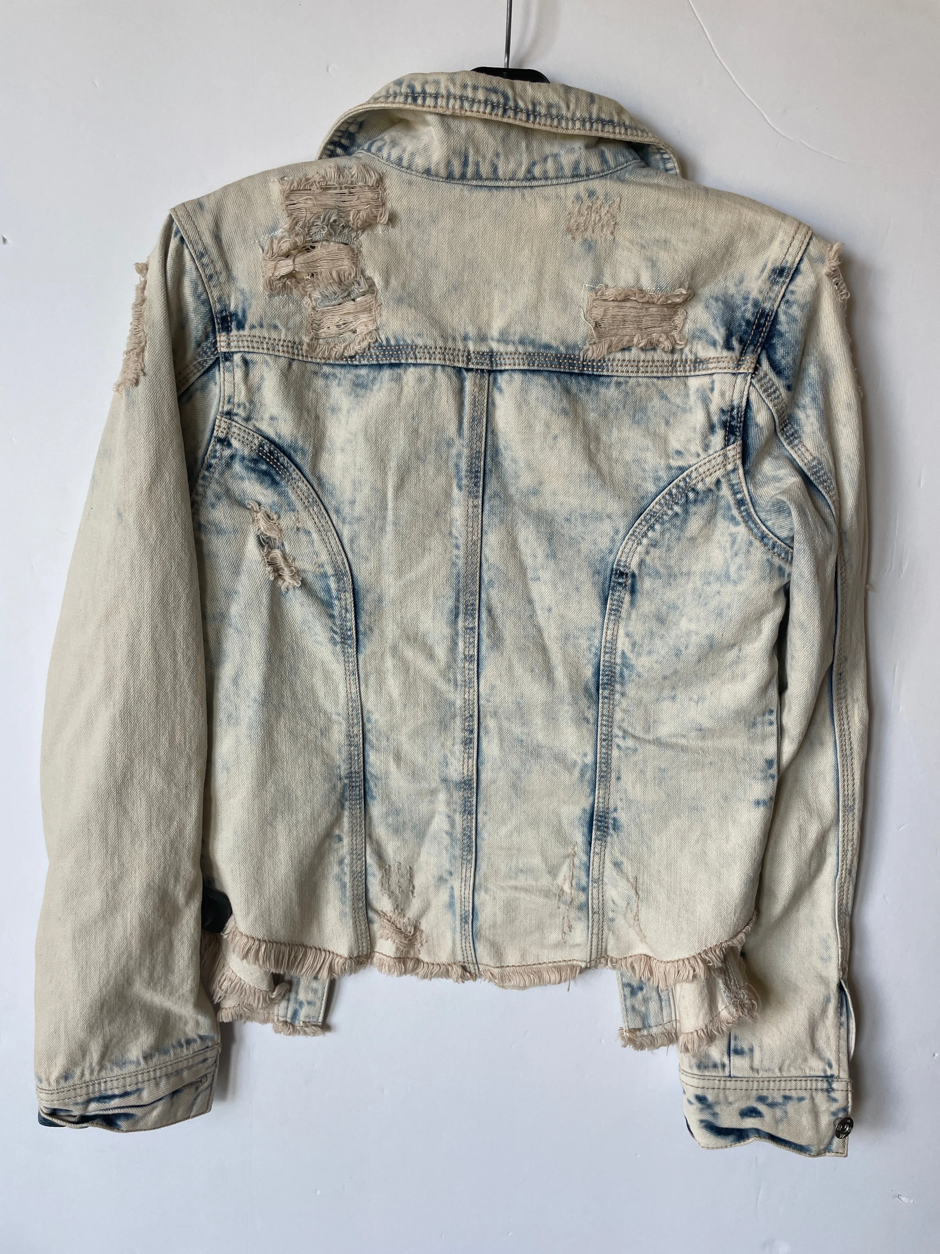 Blue Denim Jacket Denim Clothes Mentor, Size S