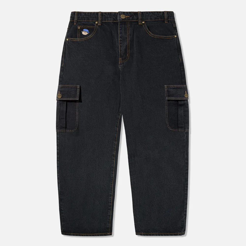 Butter Goods - Philly Santosuosso Cargo Denim Jeans - Washed Black