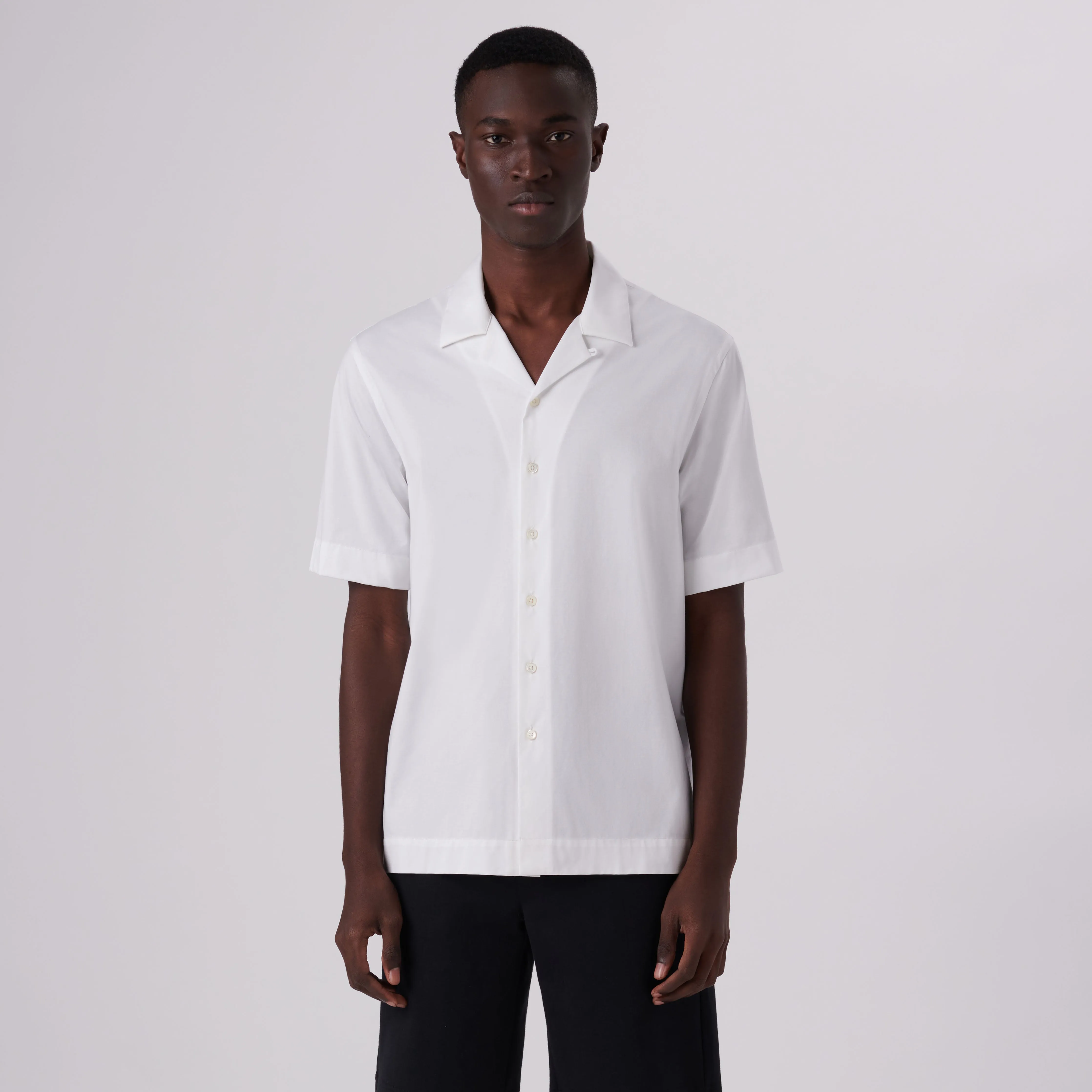 Cole Solid OoohCotton Camp Shirt