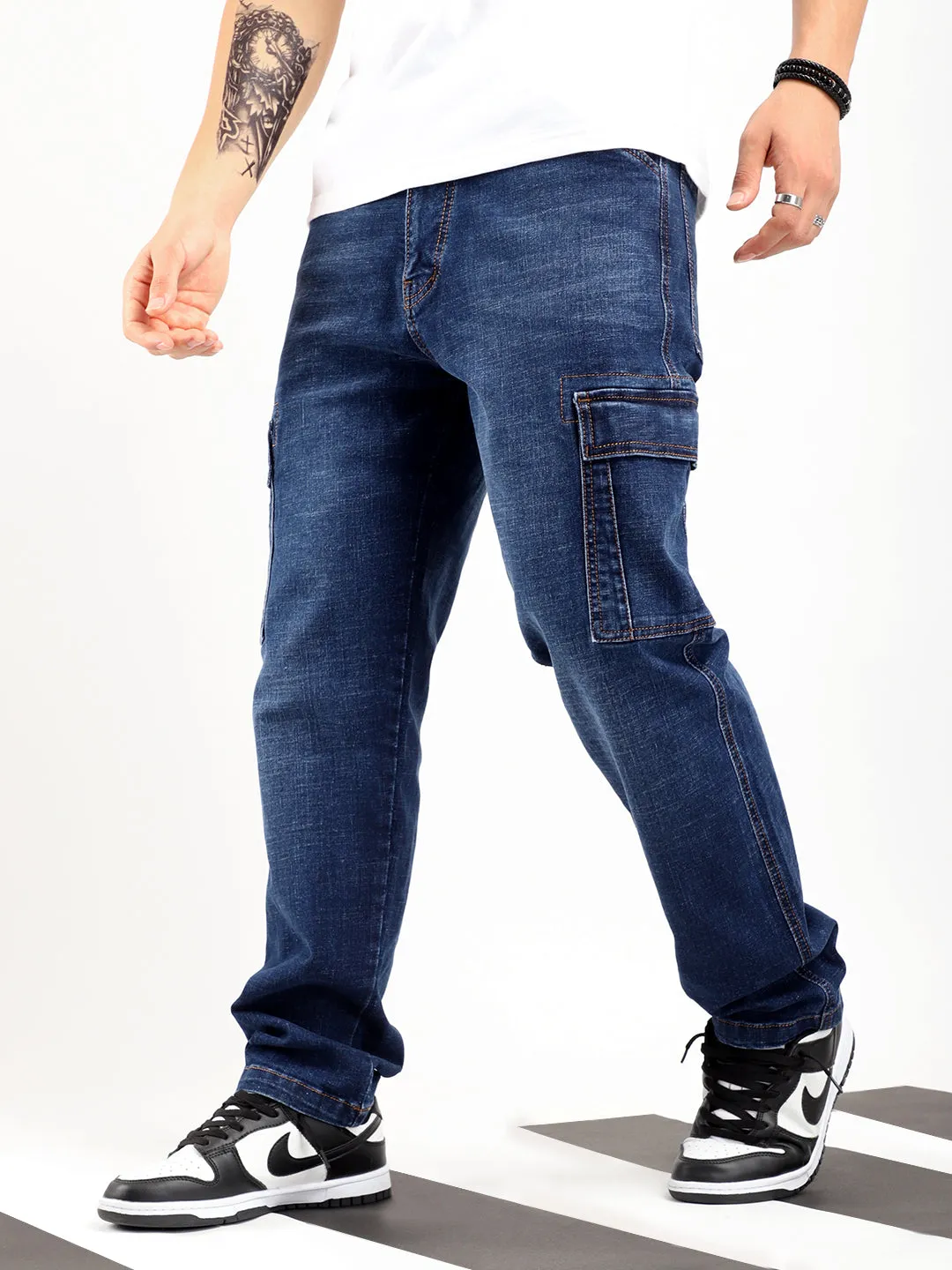 Craft Medium Blue Denim Cargo