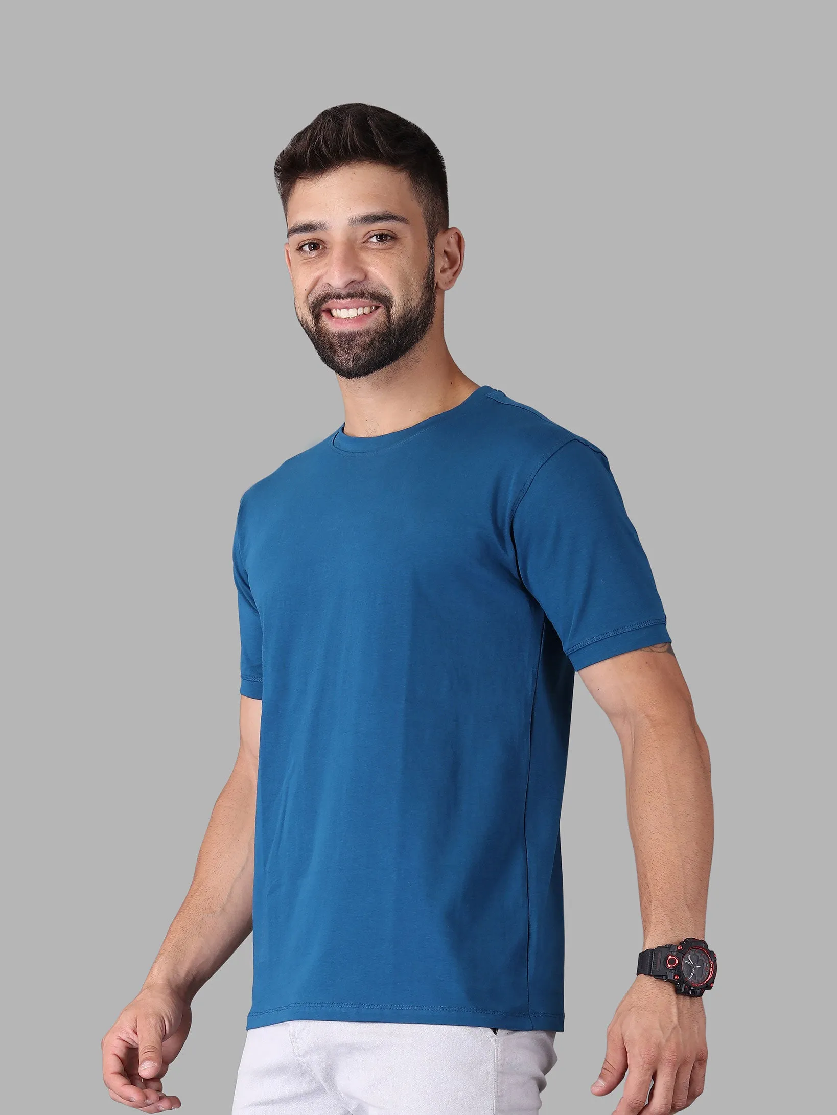 Crew Neck Half Sleeve T-Shirt