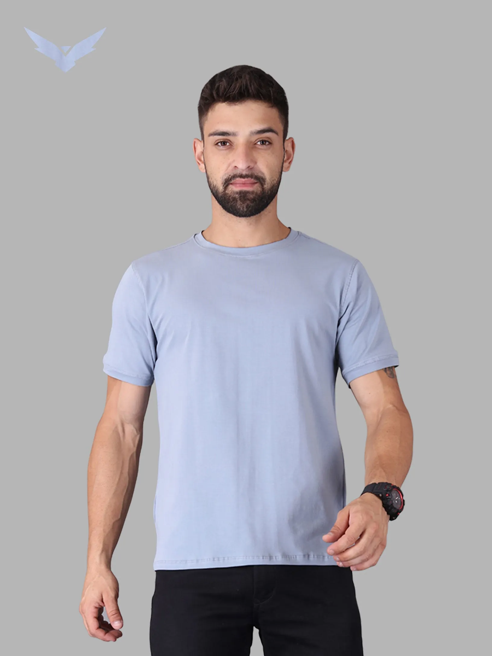 Crew Neck Half Sleeve T-Shirt