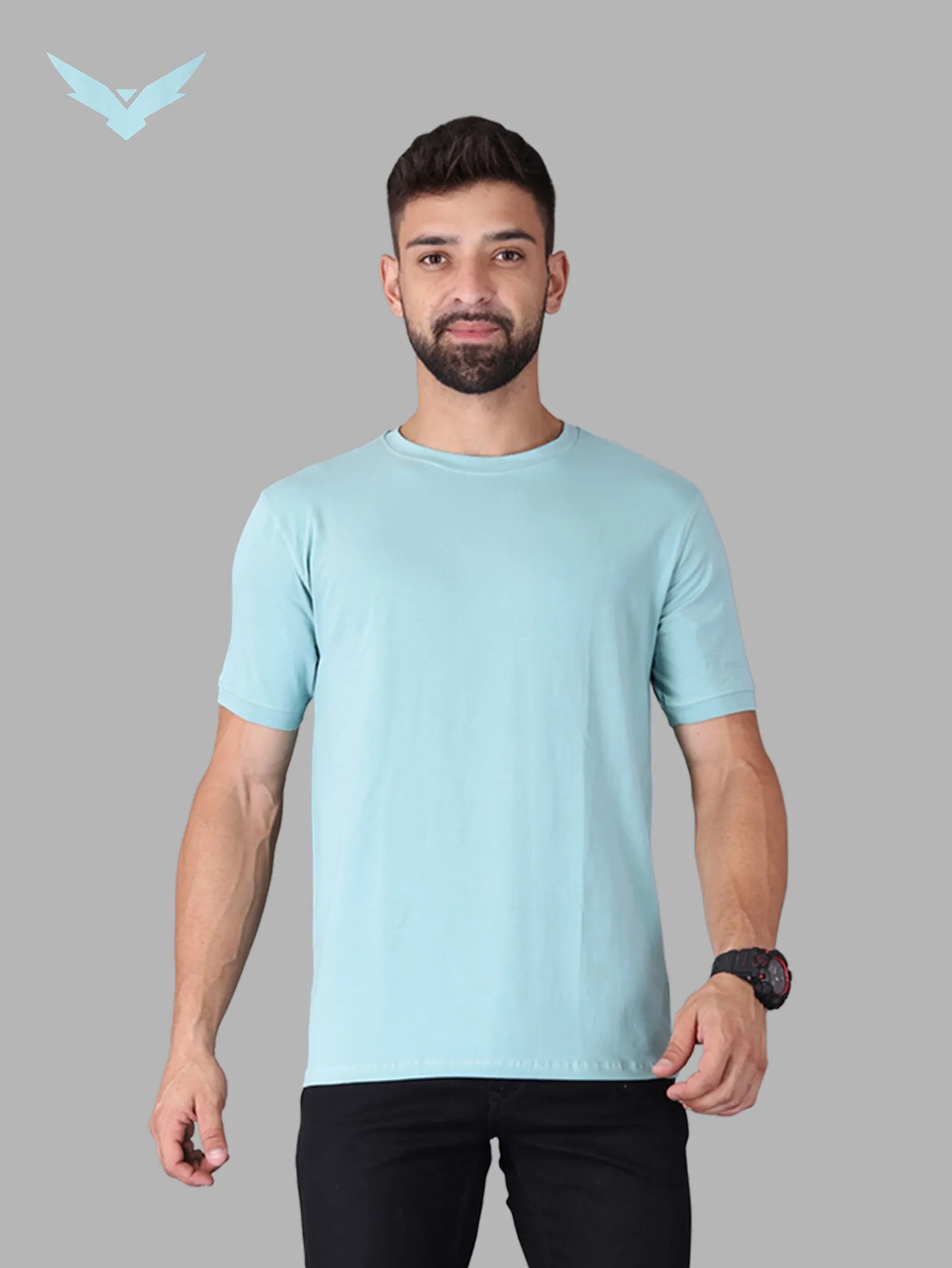 Crew Neck Half Sleeve T-Shirt