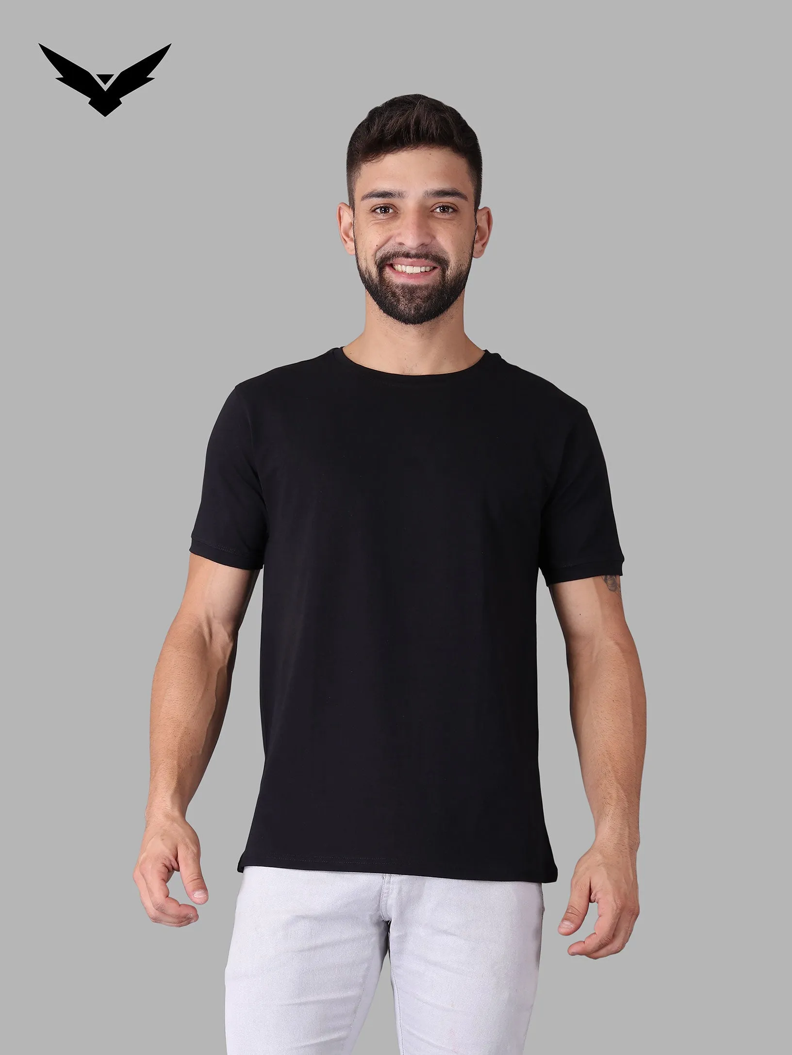 Crew Neck Half Sleeve T-Shirt