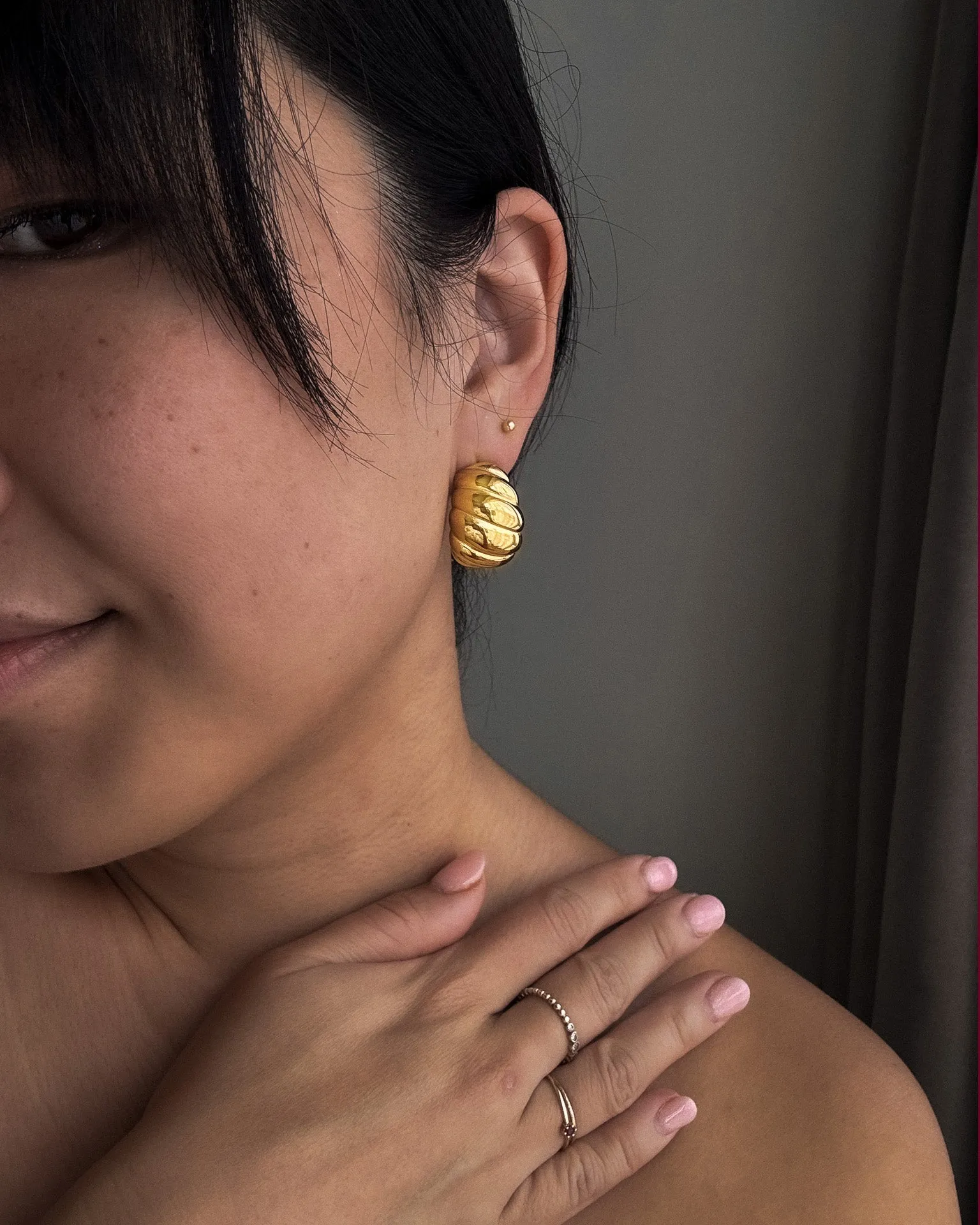 Croissant Earrings