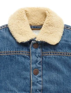 DENIM SHERPA JACKET