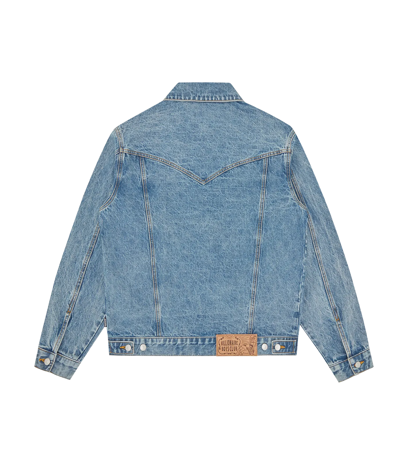 DIAMONDS & DOLLARS SELVEDGE DENIM JACKET - HEAVY WASH BLUE