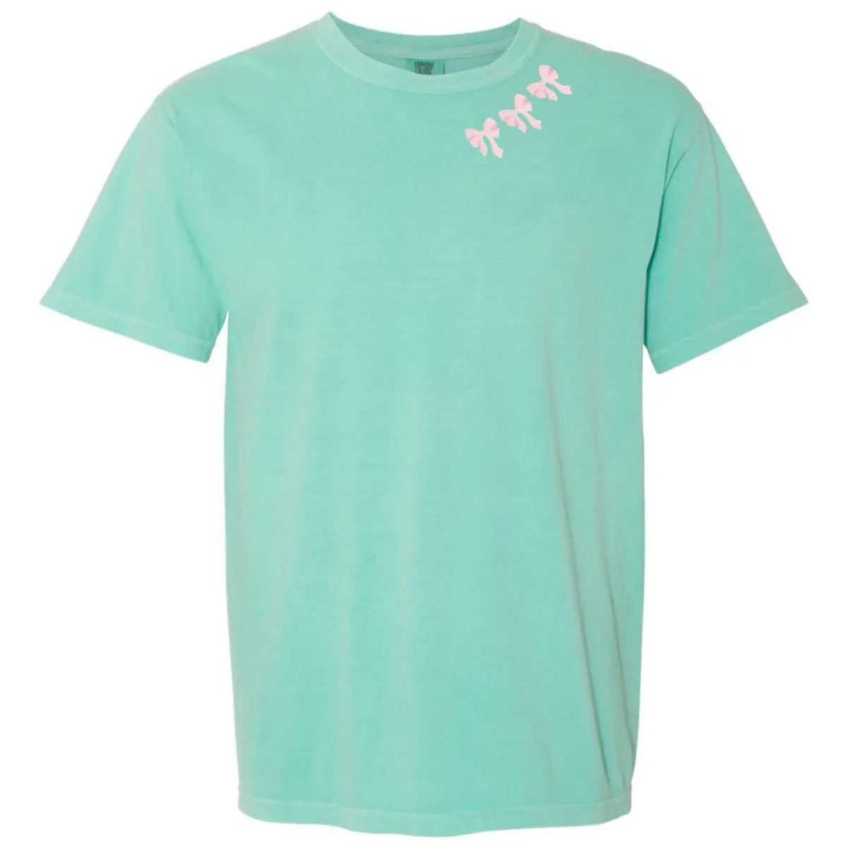 Embroidered 'Bow Collar' T-Shirt