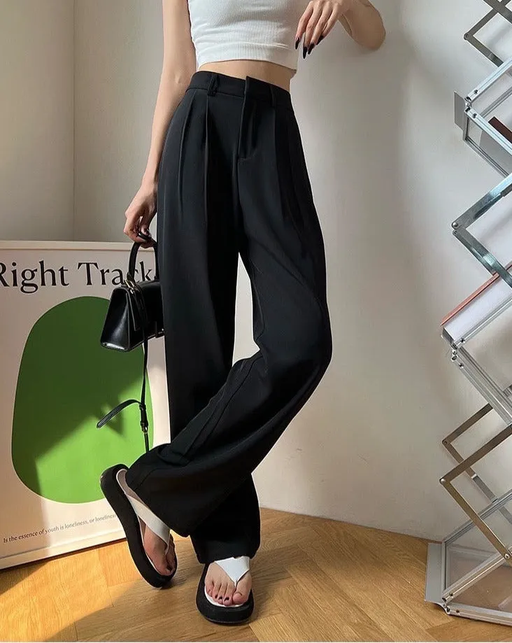 Formal Pleated Baggy Pants