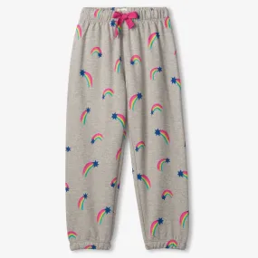 Hatley Baggy Track Pants - Rainbow Stars