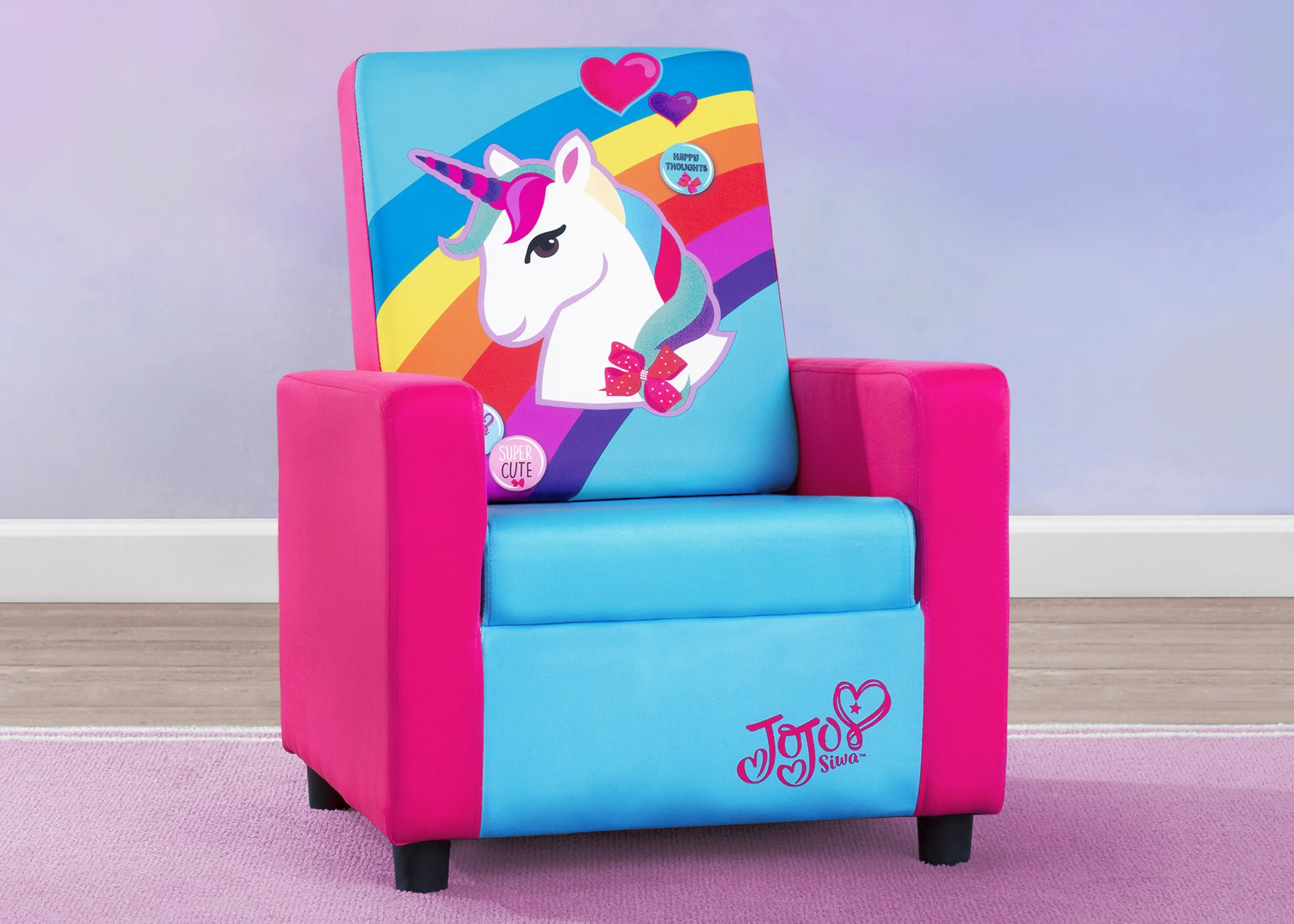 JoJo Siwa High Back Upholstered Chair