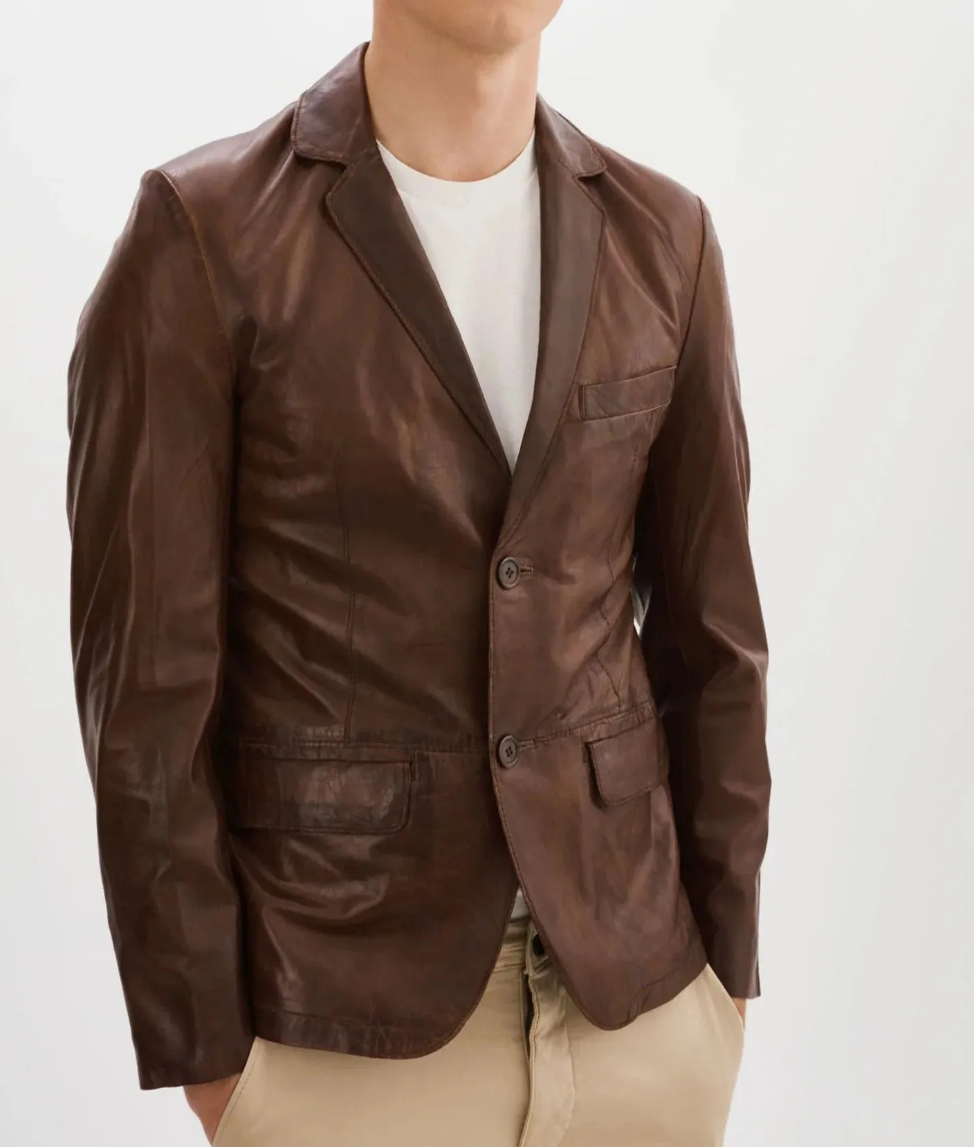 Joshua Lambskin Leather Jacket