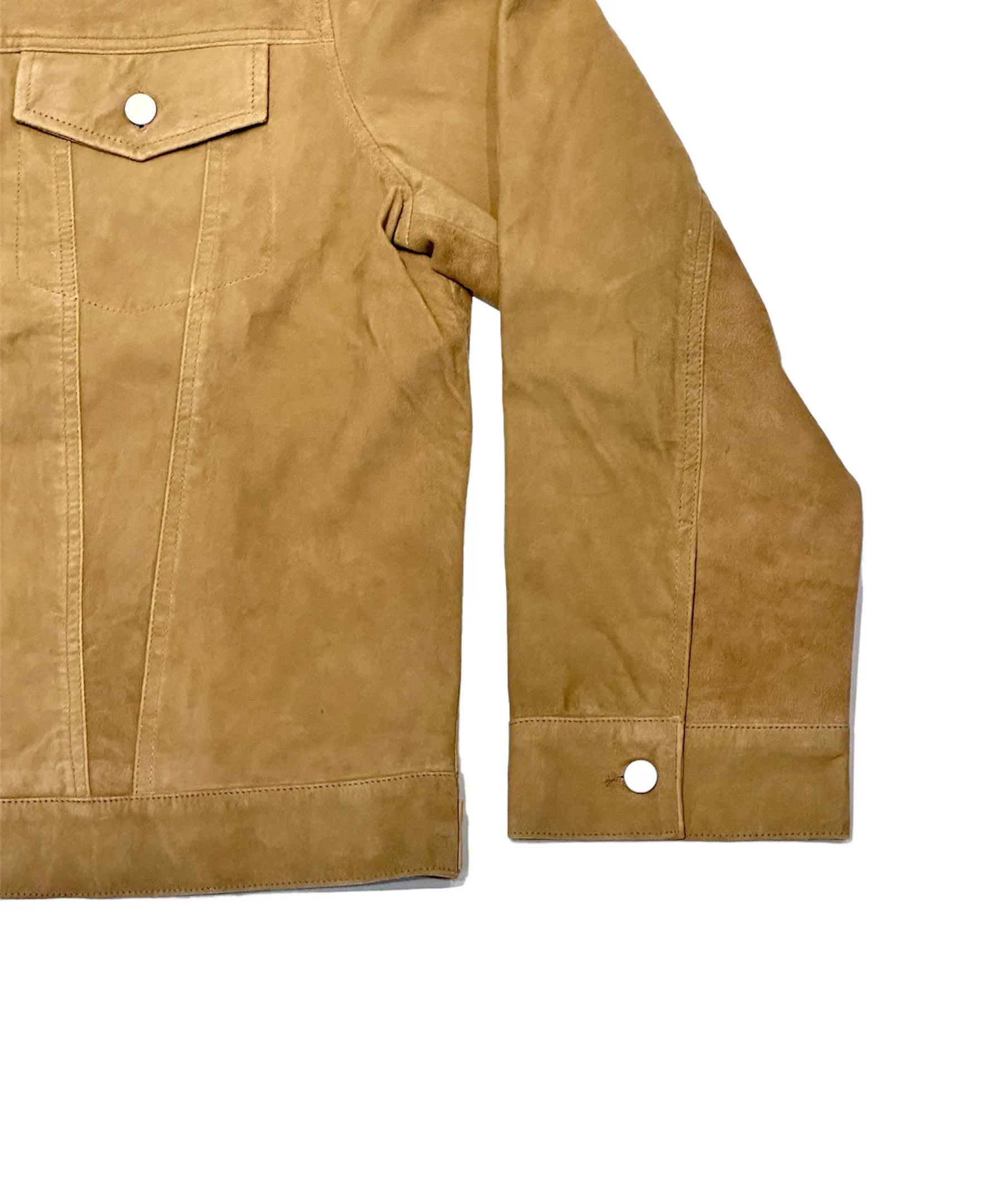 LEATHER OVERSIZED LV3 JACKET "CAMEL"