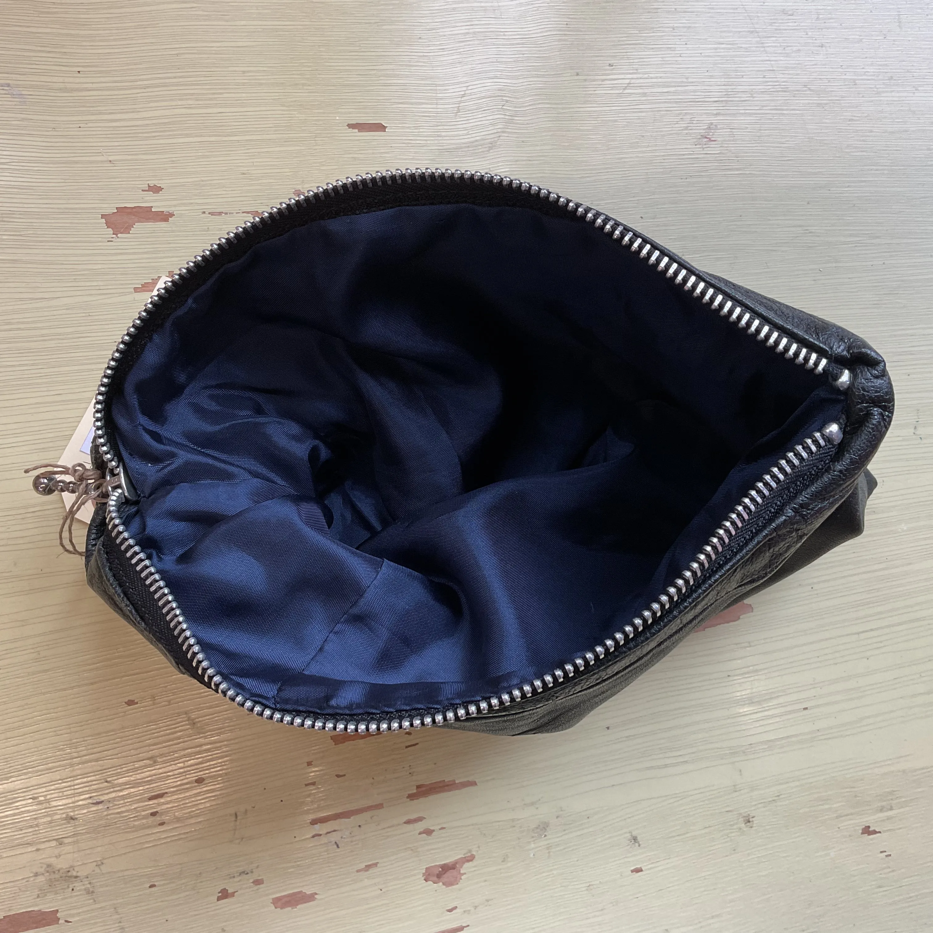 Mothdesign Leather Pouch Bag