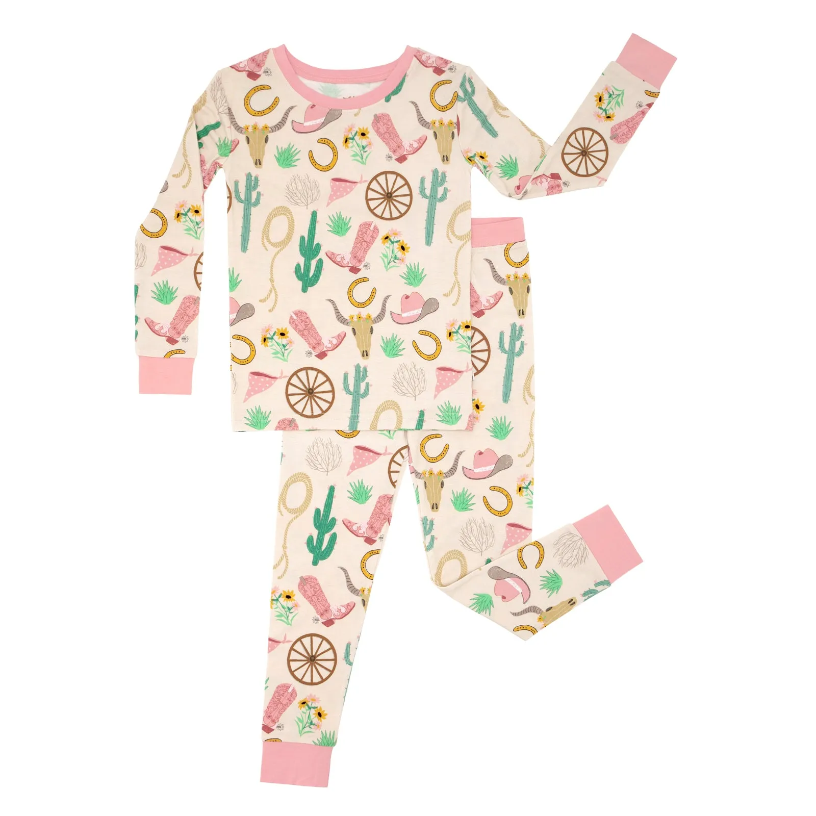 Pink Ready to Rodeo Two-Piece Pajama Set