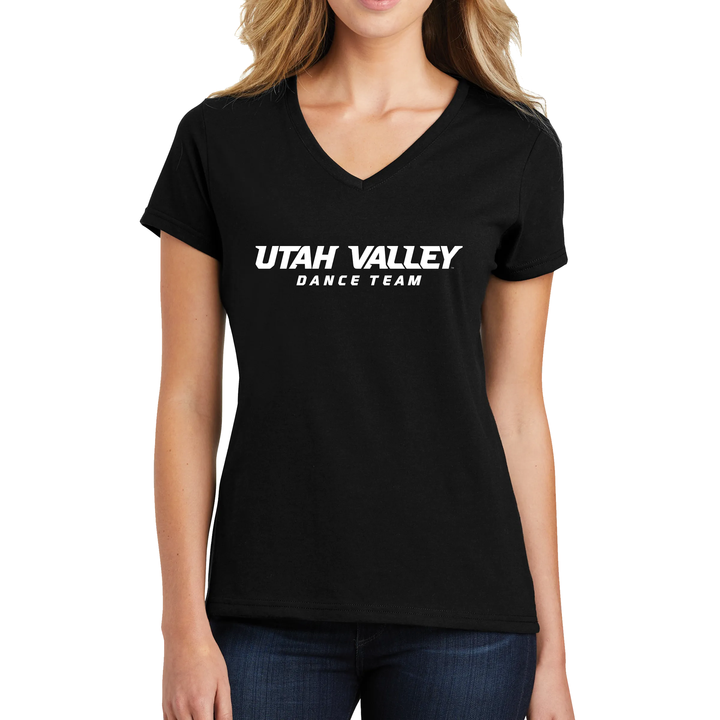 Port & Company Ladies Fan Favorite Blend V-Neck Tee - UVU Dance Team