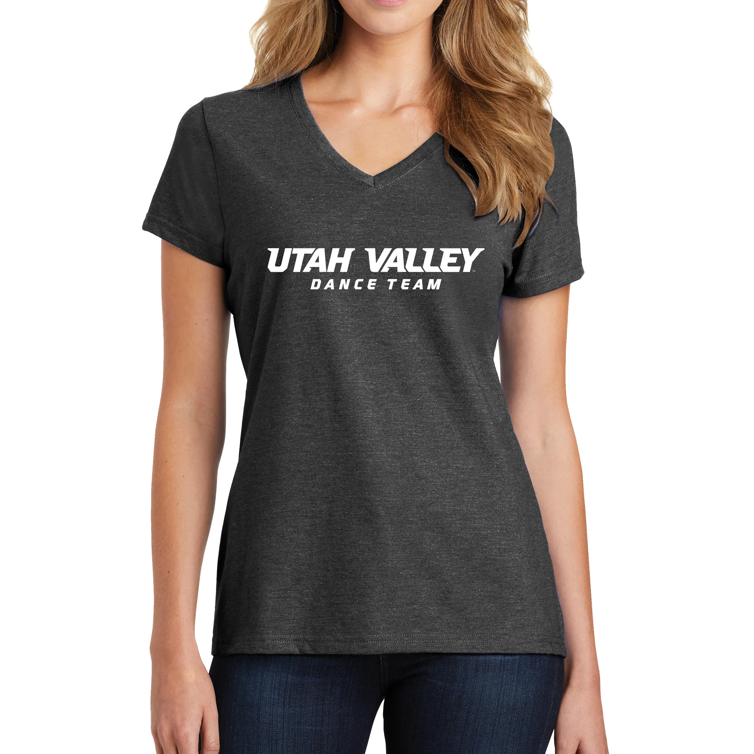 Port & Company Ladies Fan Favorite Blend V-Neck Tee - UVU Dance Team