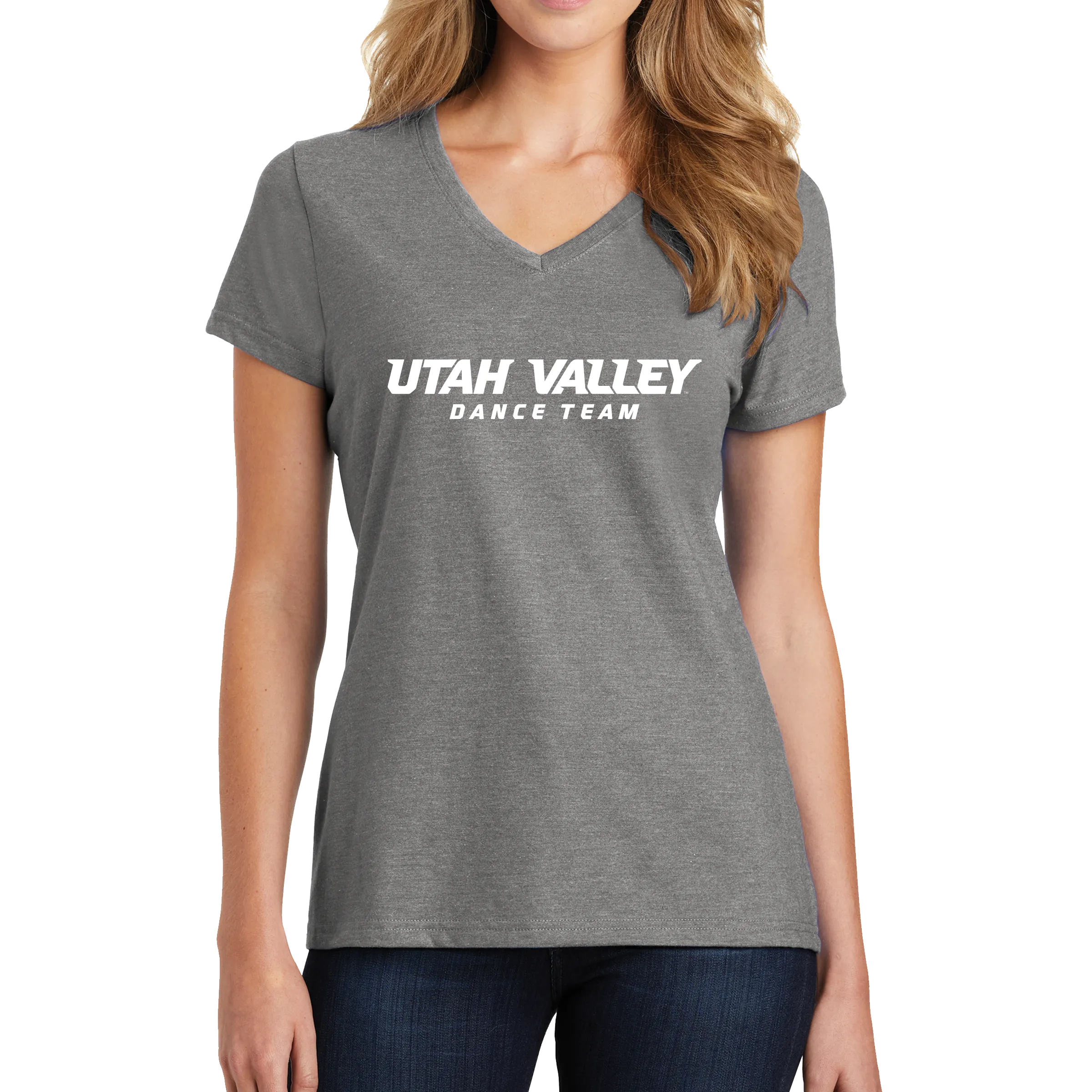 Port & Company Ladies Fan Favorite Blend V-Neck Tee - UVU Dance Team