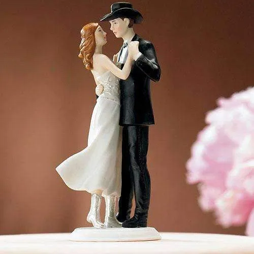 "A Sweet Western Embrace" Cake Topper (Pack of 1)