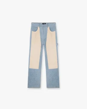 R3C-V2 Colour Block Carpenter Denim - Blue