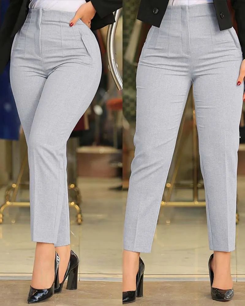 SheCurve® Waist-Less Head Side Pocket Pants