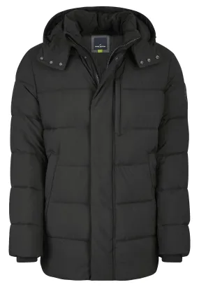 Snow Black Puffer Coat