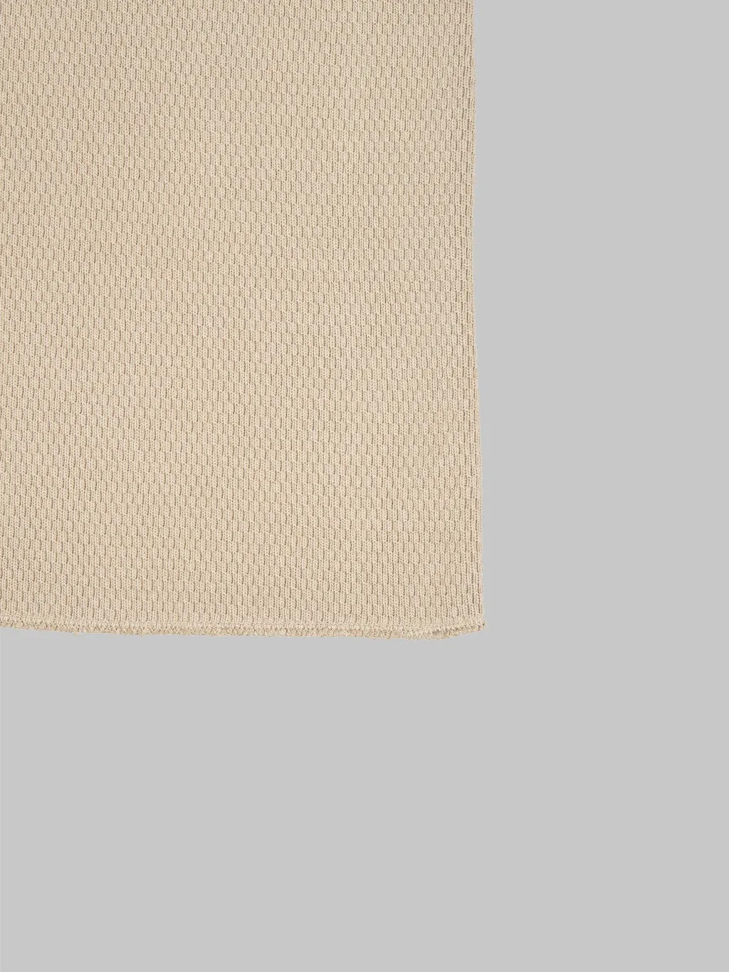 Premium Beige Double Honeycomb Thermal T-Shirt from UES