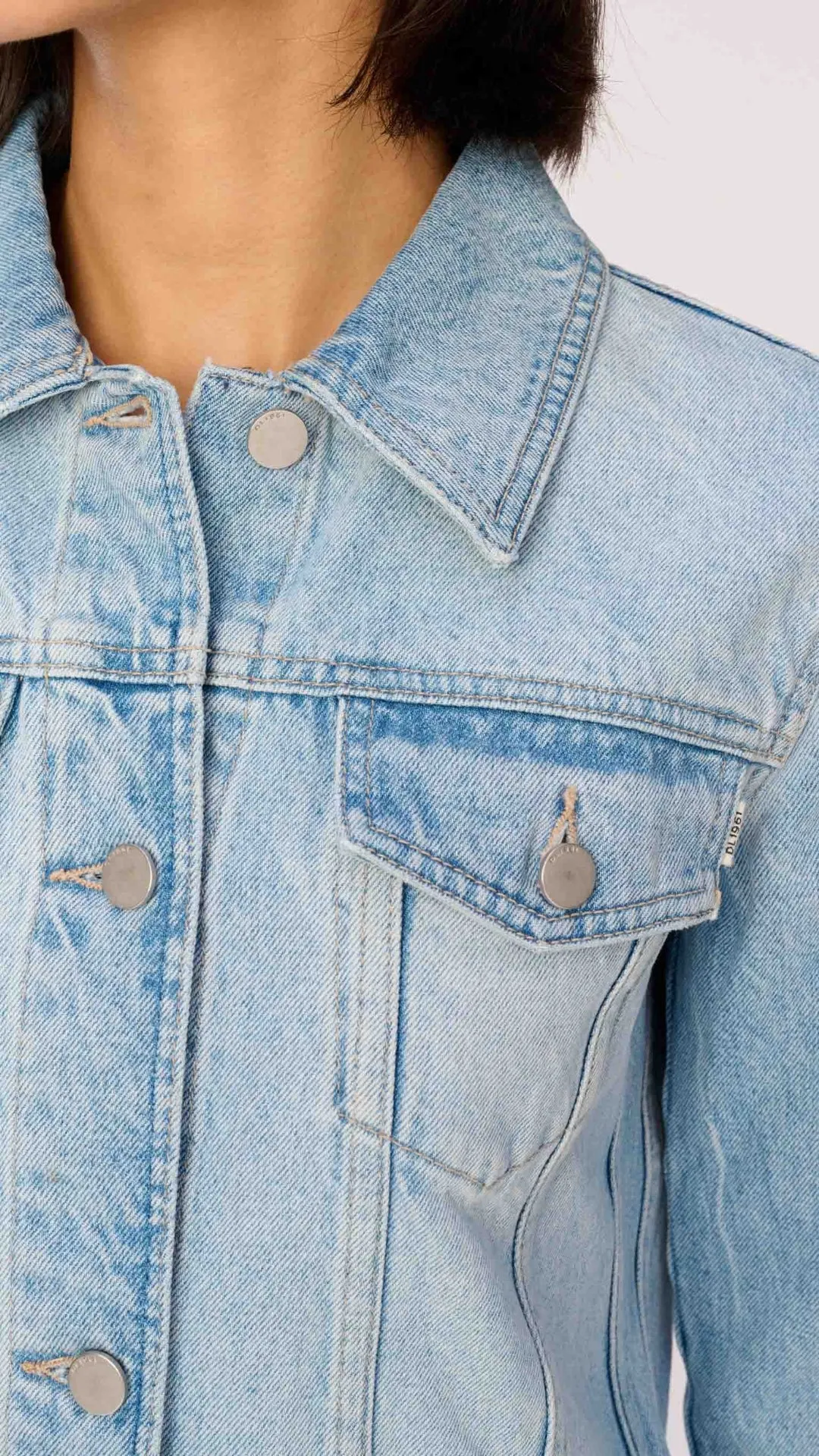 VIKA DENIM JACKET - Fountain