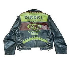 Vintage 90s Diesel Leather Jacket - Extra Large