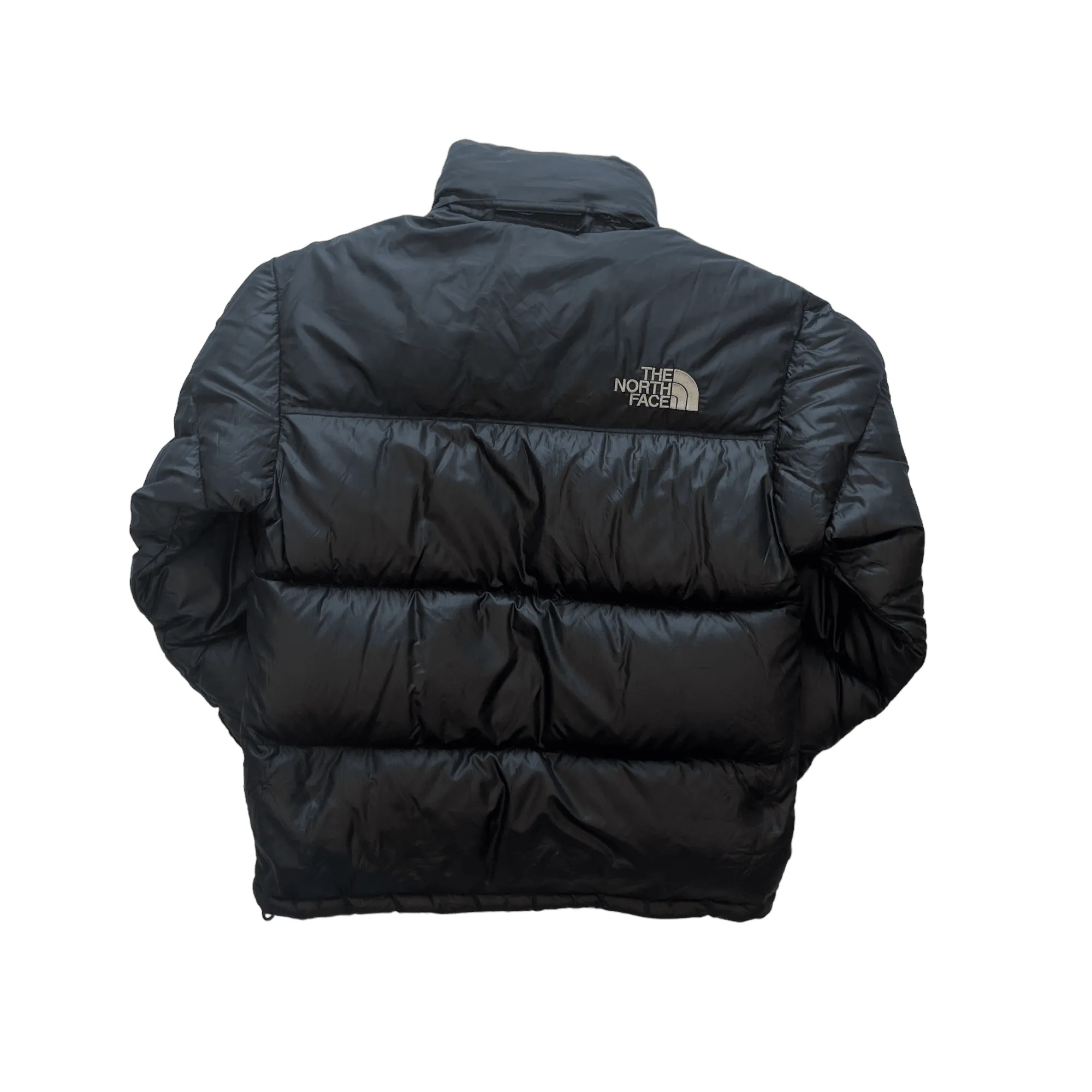 Vintage Black The North Face (TNF) Puffer Coat - Small